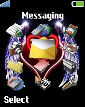 Heart flying K750  theme