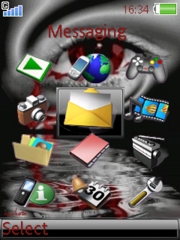 Bleeding K800 / K800i theme