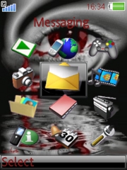 Bleeding W580 theme