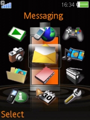 Animated Battery K810 theme