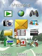 Country cartoon theme for Sony Ericsson T700