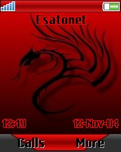 Black&Red K750  theme