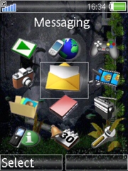 Aquarium K810 theme