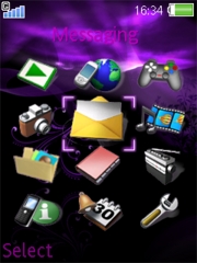 Deepurple K800 / K800i theme