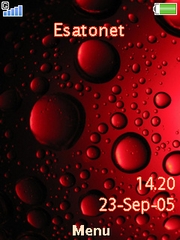Red or dead theme for Sony Ericsson W595