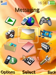 Fruit mix theme for Sony Ericsson Z750