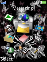 Black Fairy K800 / K800i theme