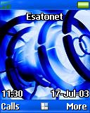 BlueSwirls t610 theme