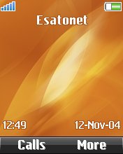 Aqua XT Orange K750  theme