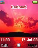 Sunset t610 theme