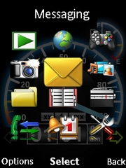 Speedometer theme for Sony Ericsson G705