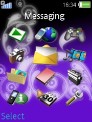 Purple Glow K800 / K800i theme