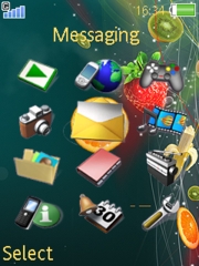 Fruits W850 theme