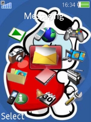 Cowco love heart W580 theme