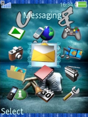 U & me K810 theme