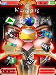 Animated sword new K810 theme