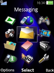 Light Flow animated W910  theme