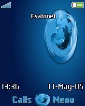 FireFox-Blue Z550  theme