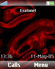 Abstract Red W600  theme