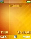 Orange t610 theme