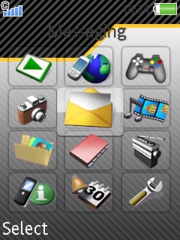 Gray & Silver K810 theme