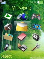 Green peace K800 / K800i theme