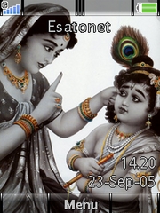 Krishna theme for Sony Ericsson G502