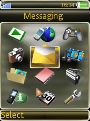 Style01yellow K800 / K800i theme
