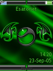 Green Z750  theme