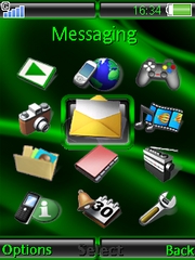 Green theme for Sony Ericsson W890