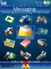 Merry Christmas K810 theme