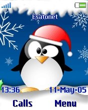 Christmas Linux Z550  theme