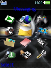 Robotic eyes W580 theme