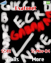 Gaffiti K750  theme