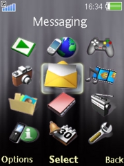 Shades W910  theme