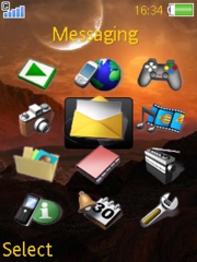 Celestial sky K800 / K800i theme