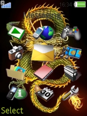 Dragon forever W580 theme
