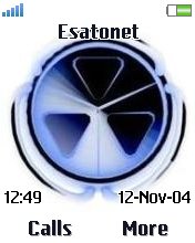 WhiteAbstract K750  theme