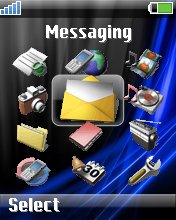 Clock Blue K750  theme
