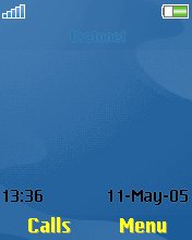 Walkman Blue Z550  theme