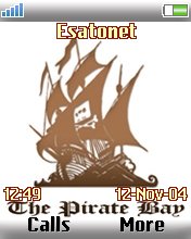 The Pirate Bay K750  theme