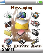 The Pirate Bay K750  theme