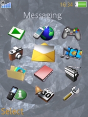 Howl! K810 theme