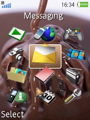Chocolate W850 theme