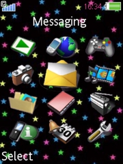 Stars K810 theme