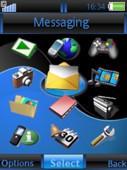 Cybershot Velvet Blue W910  theme