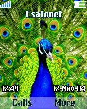 Peacock K750  theme