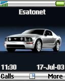 Mustang Blue t610 theme