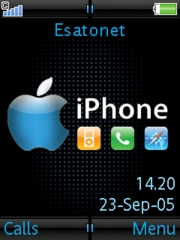 iPhone theme for Sony Ericsson K770