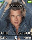 Brad Pitt z600 theme